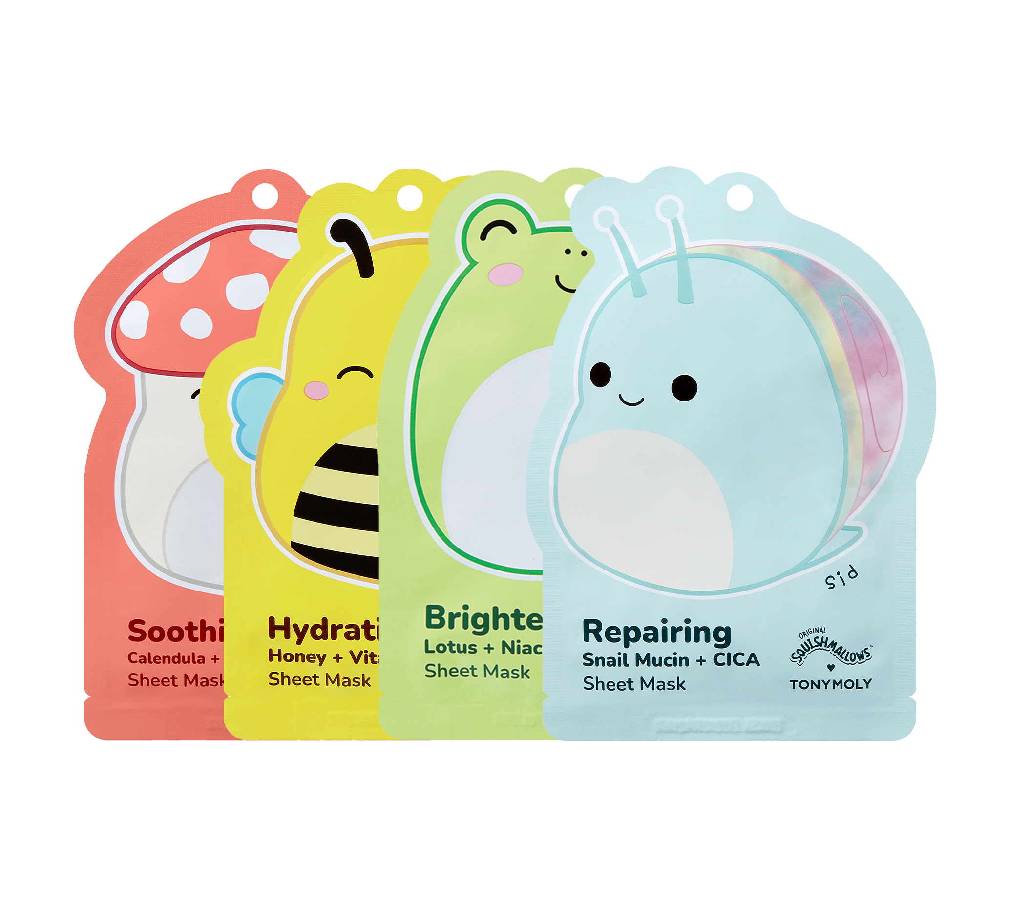 Squishmallows x TONYMOLY 4-Pack Sheet Mask Set – TONYMOLY USA Squishmallows x TONYMOLY 4-Pack Sheet Mask Set – TONYMOLY USA