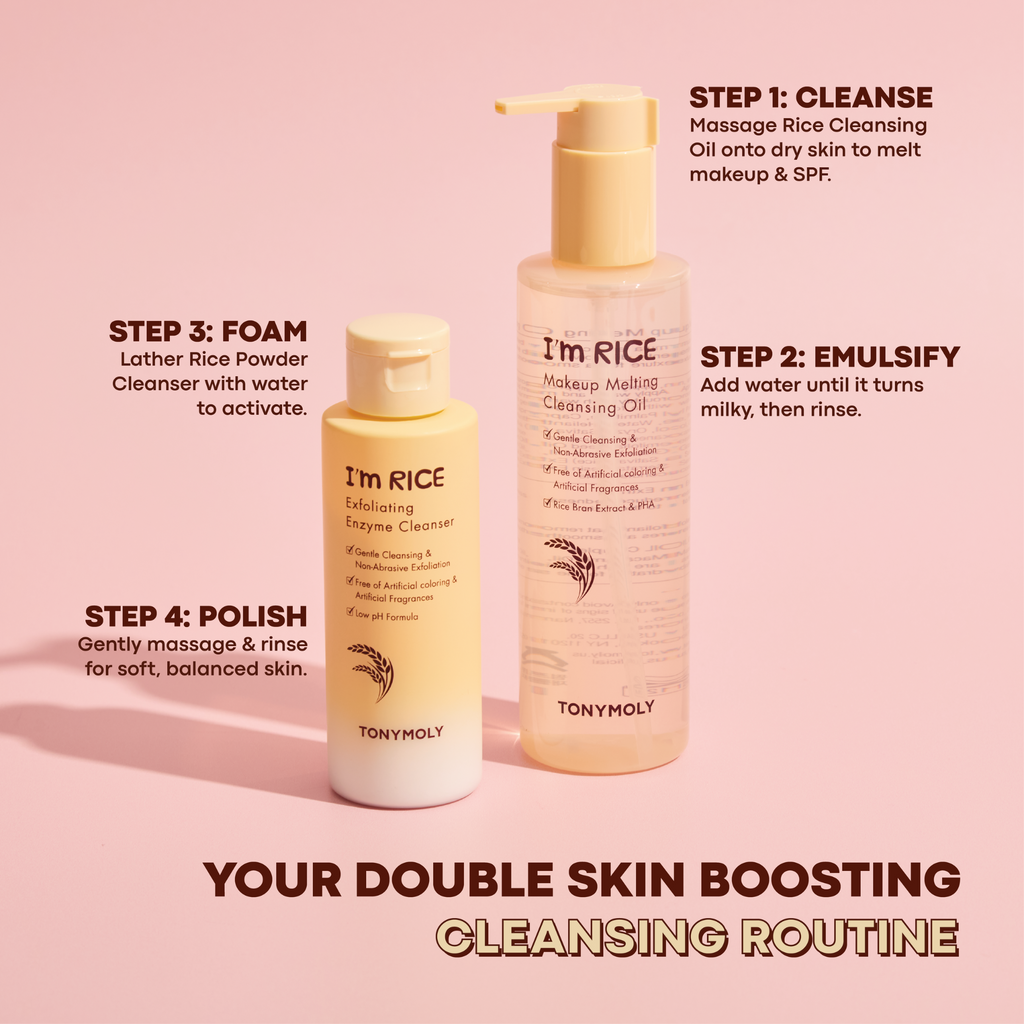 Rice Double Cleanse Duo Set – TONYMOLY USA