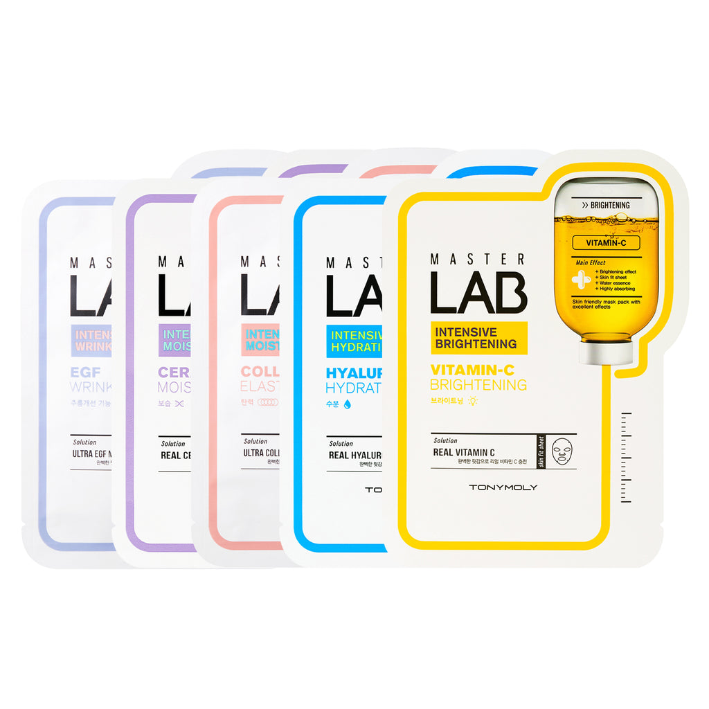 TONYMOLY Master Lab Vitamin-C プランエス　基本脂肪 Master-Lab-Sheet-Mask-Set-
