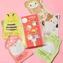 2024 Squishmallows x TONYMOLY Head to Toe Superstars 5-Pack Mask Set