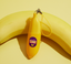 Magic Food Dalcom Banana Keychain Lip Balm