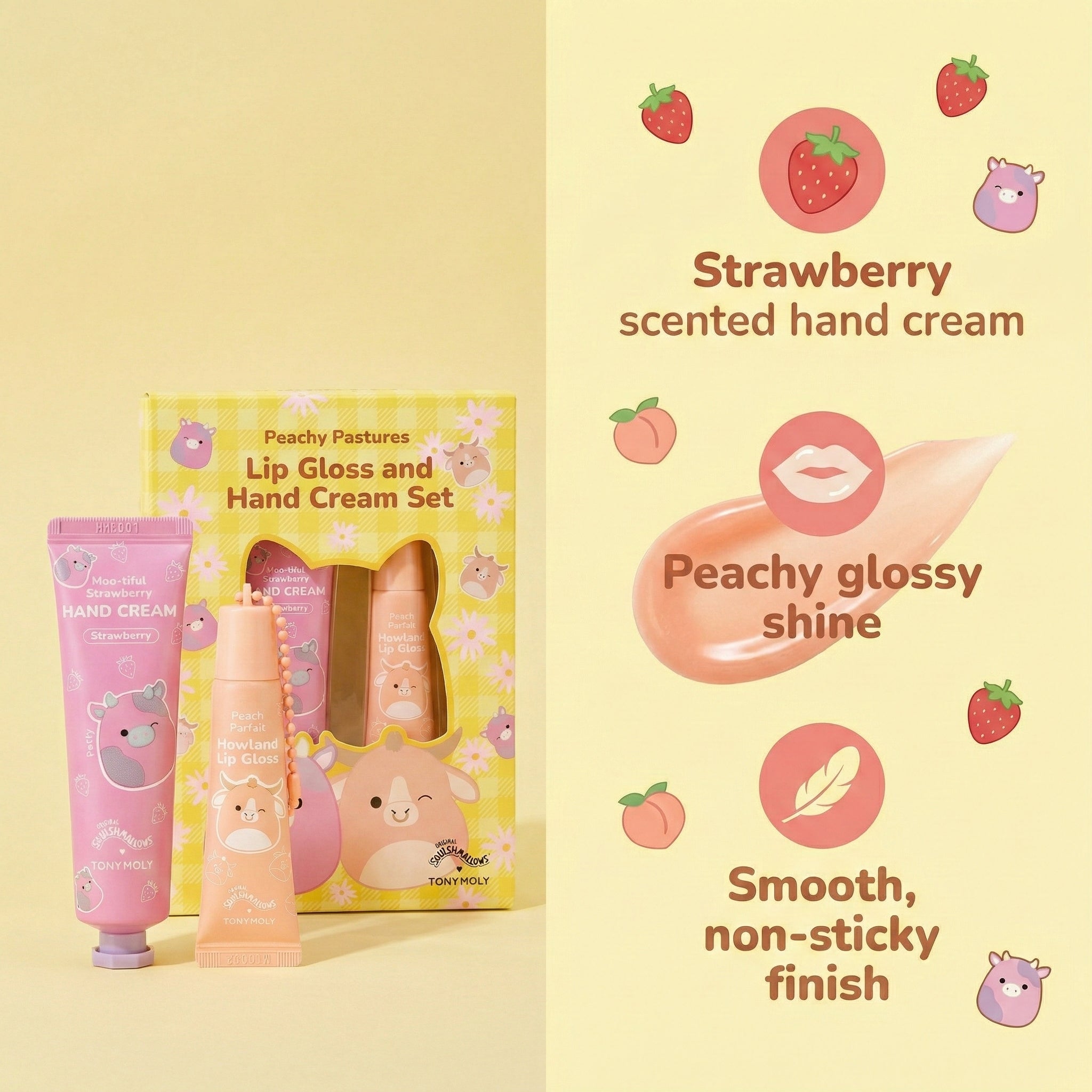 Squishmallows x TONYMOLY Hand Cream & Lip Gloss Duo – TONYMOLY USA